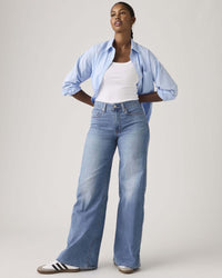 Levi's® Womens 728 High Rise Wide Leg Jeans - Cool Surf