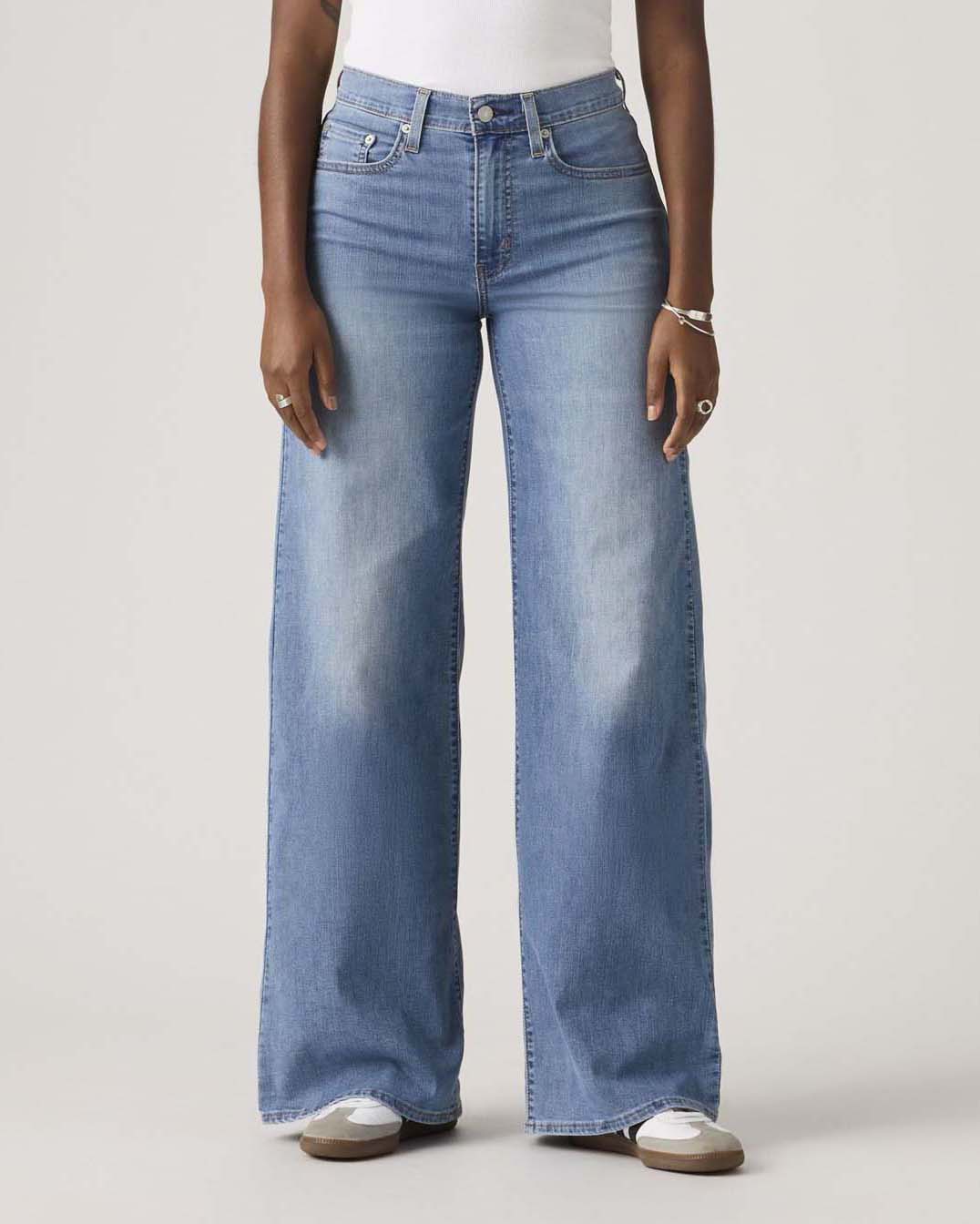 Levi's® Womens 728 High Rise Wide Leg Jeans - Cool Surf