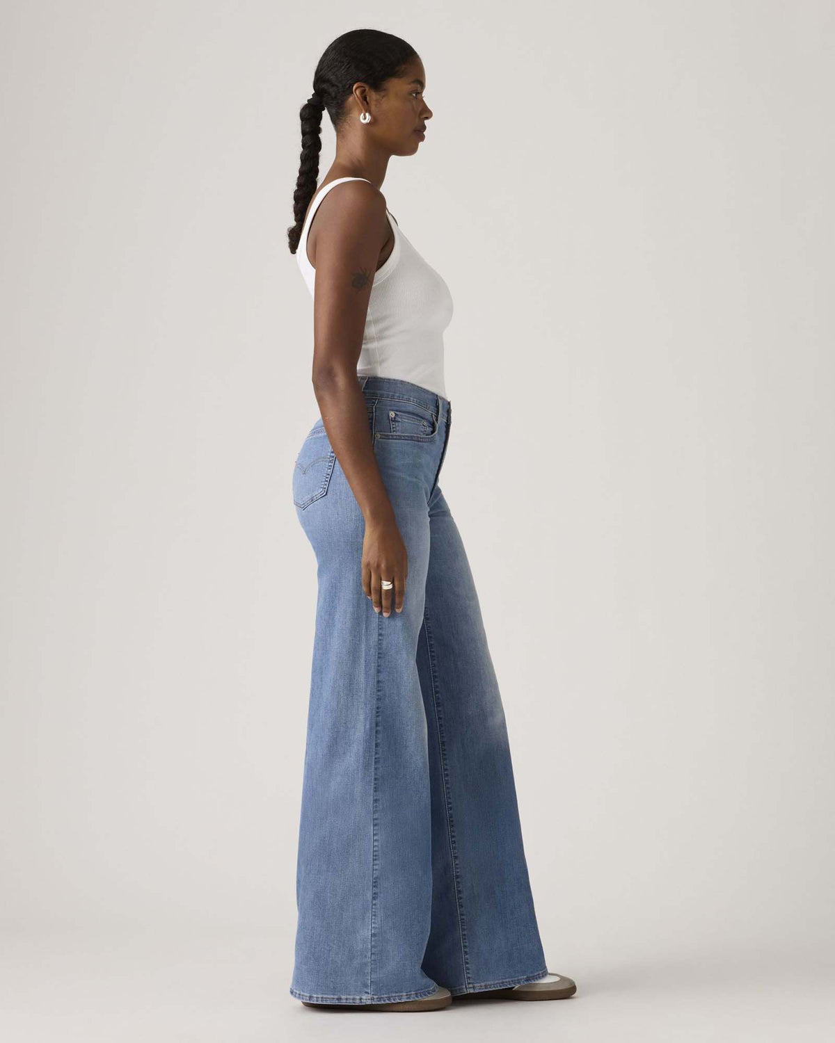 Levi's® Womens 728 High Rise Wide Leg Jeans - Cool Surf
