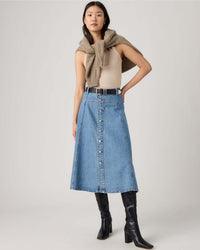 Levi's® Womens Yoked Western Skirt - Inner Adventurer Stone