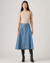 Levi's® Womens Yoked Western Skirt - Inner Adventurer Stone