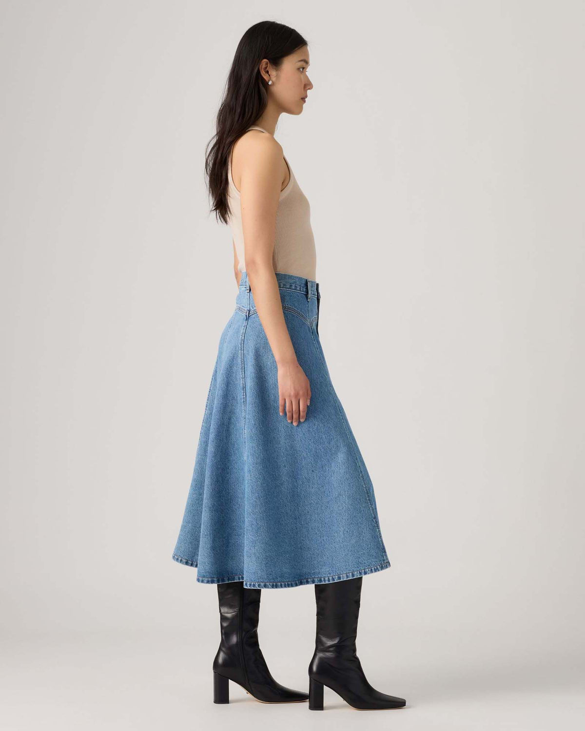 Levi's® Womens Yoked Western Skirt - Inner Adventurer Stone