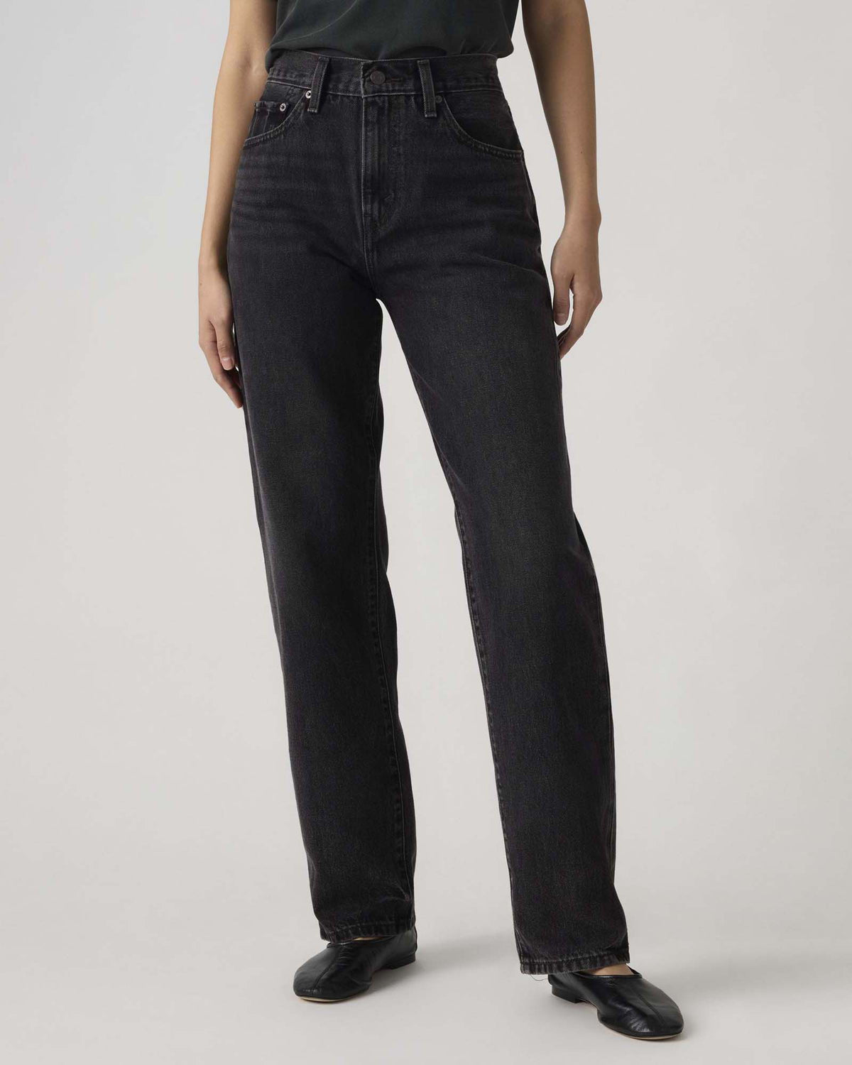 Levi's® Womens Easy Dad Relaxed Straight Jeans - Rebel Edge