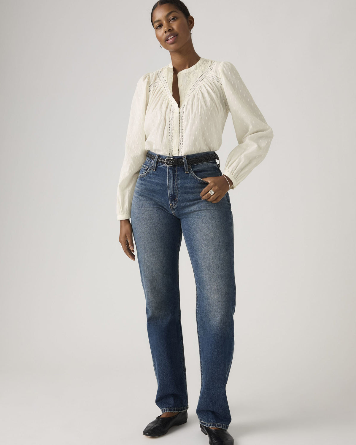 Levi's® Womens Easy Dad Relaxed Straight Jeans - Free Lunch LB | Levi's® Jeans | JEANSTORE