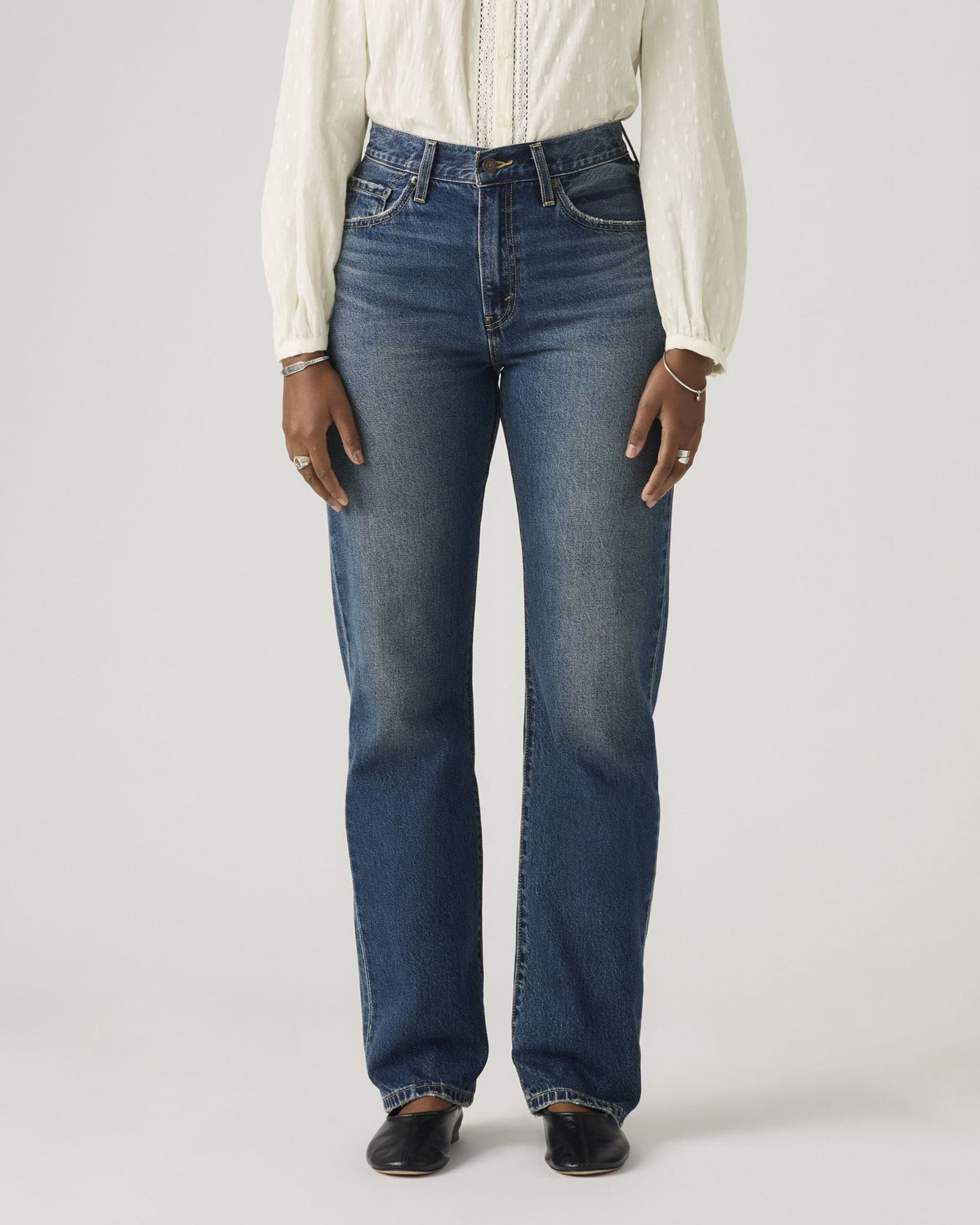 Levi's® Womens Easy Dad Relaxed Straight Jeans - Free Lunch LB | Levi's® Jeans | JEANSTORE