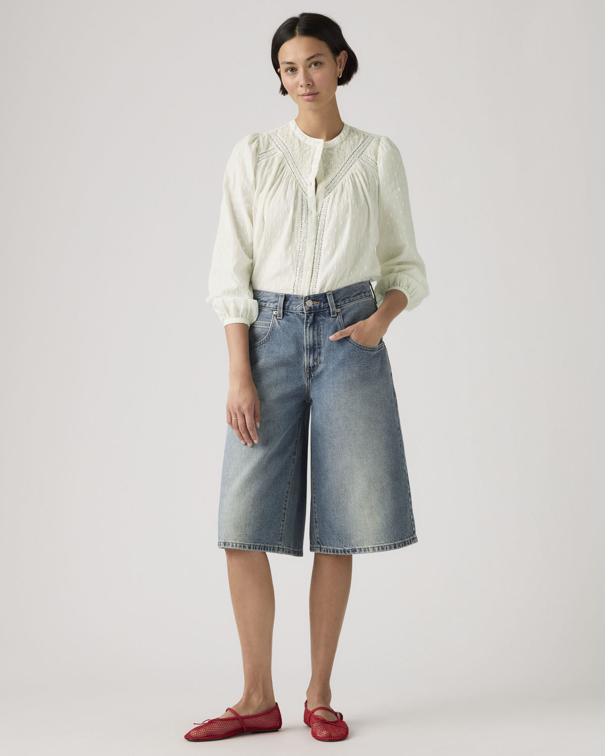 Levi's® Womens Super Baggy Jorts - Hazy Times