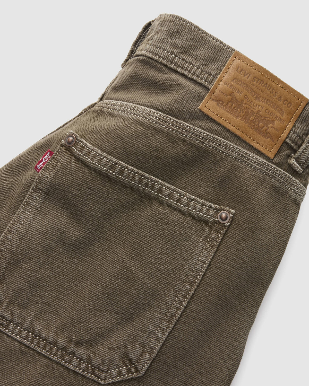 Levi's® Womens Baggy Dad Utility Short - Washed Canteen GD
