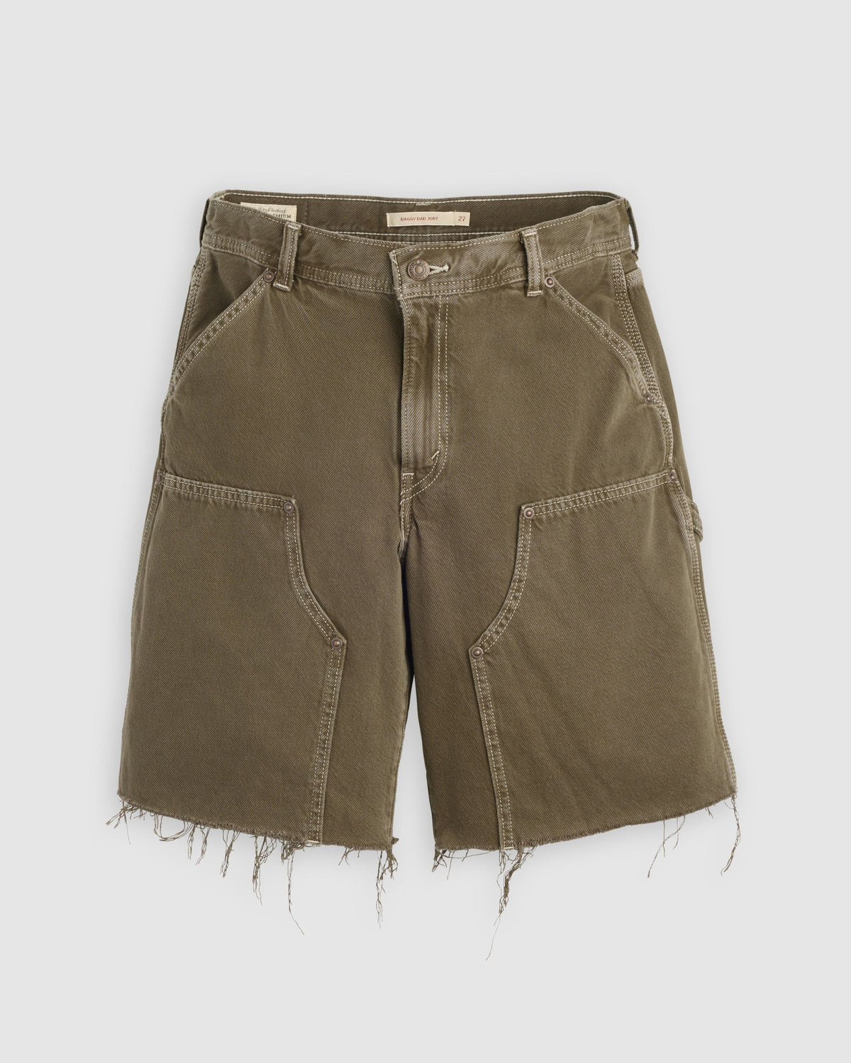Levi's® Womens Baggy Dad Utility Short - Washed Canteen GD