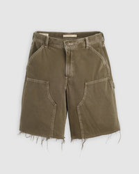 Levi's® Womens Baggy Dad Utility Short - Washed Canteen GD