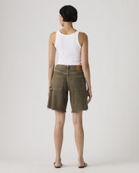 Levi's® Womens Baggy Dad Utility Short - Washed Canteen GD
