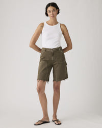 Levi's® Womens Baggy Dad Utility Short - Washed Canteen GD