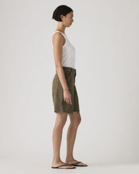 Levi's® Womens Baggy Dad Utility Short - Washed Canteen GD