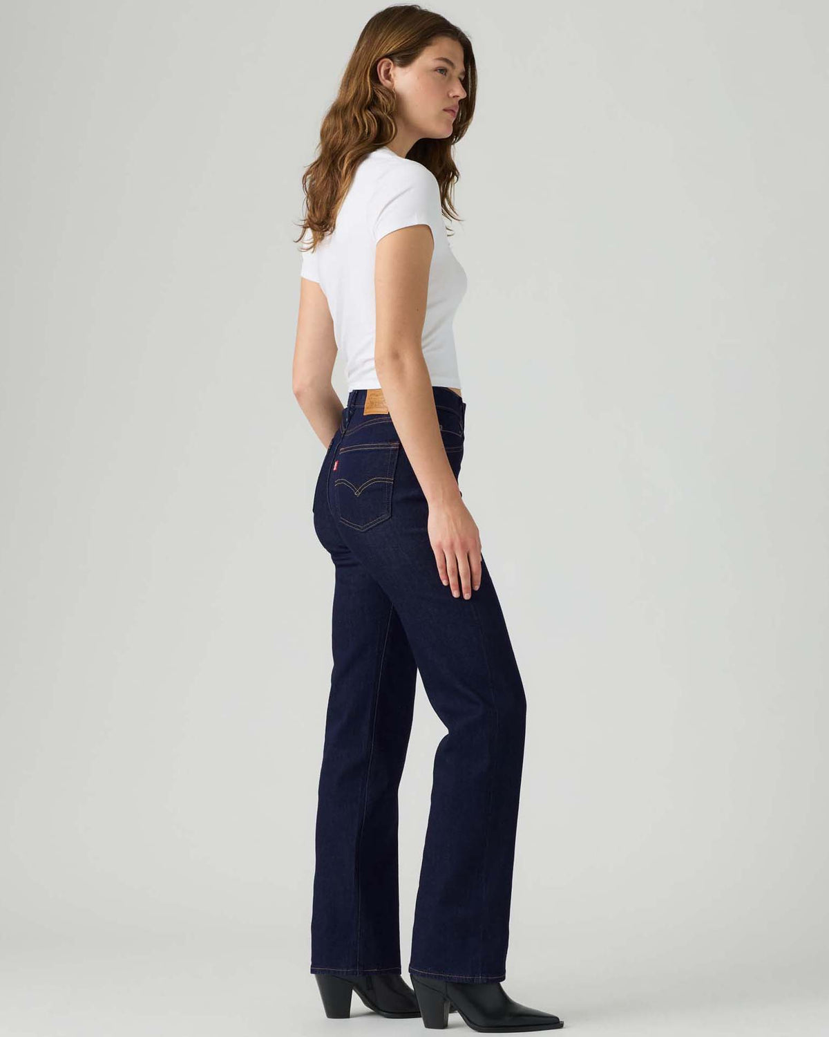 Levi's® Womens 723 High Rise Straight Jeans - True Blue Rinse