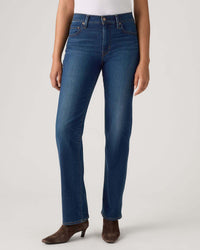 Levi's® Womens 723 High Rise Straight Jeans - True Blue Dark