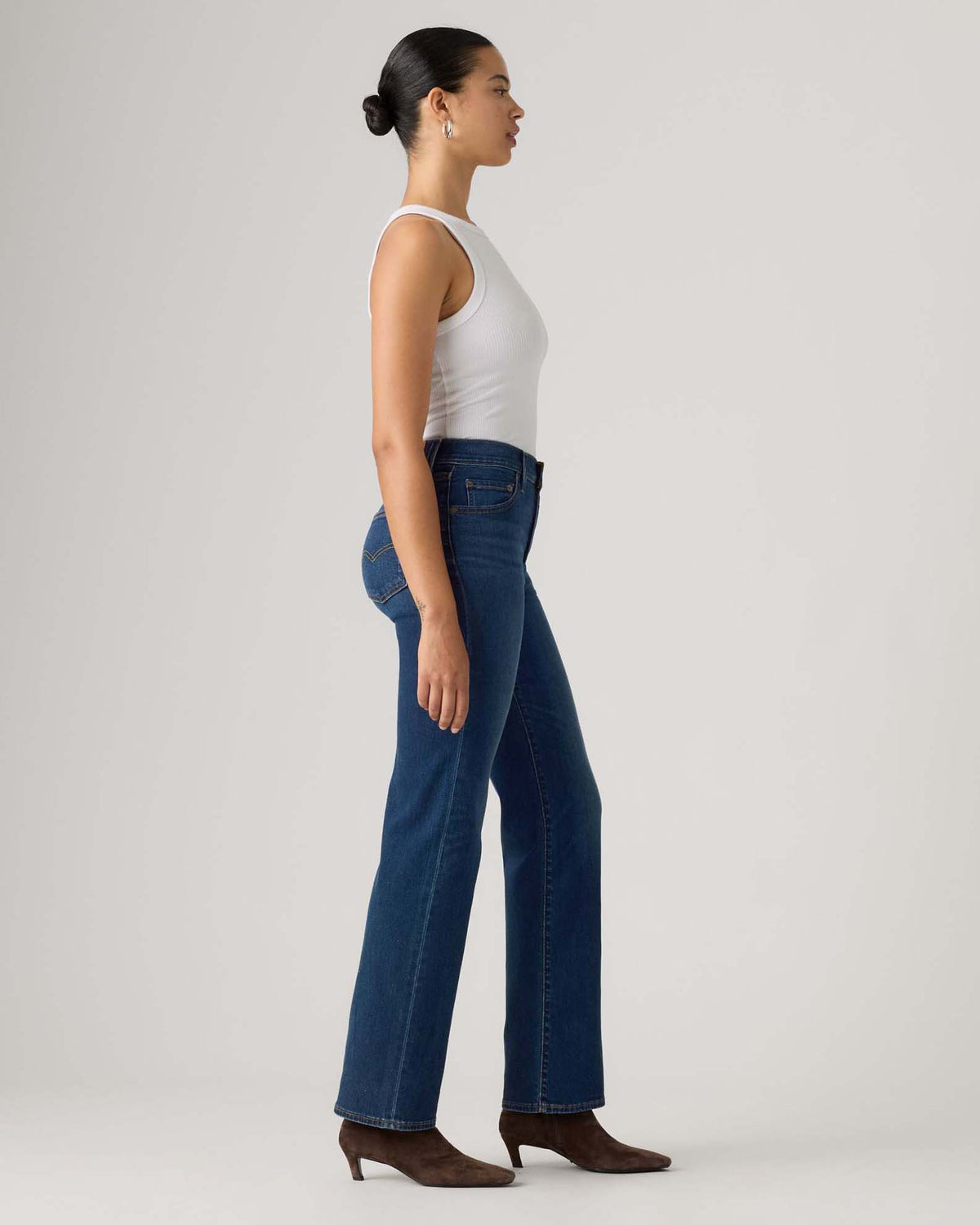 Levi's® Womens 723 High Rise Straight Jeans - True Blue Dark