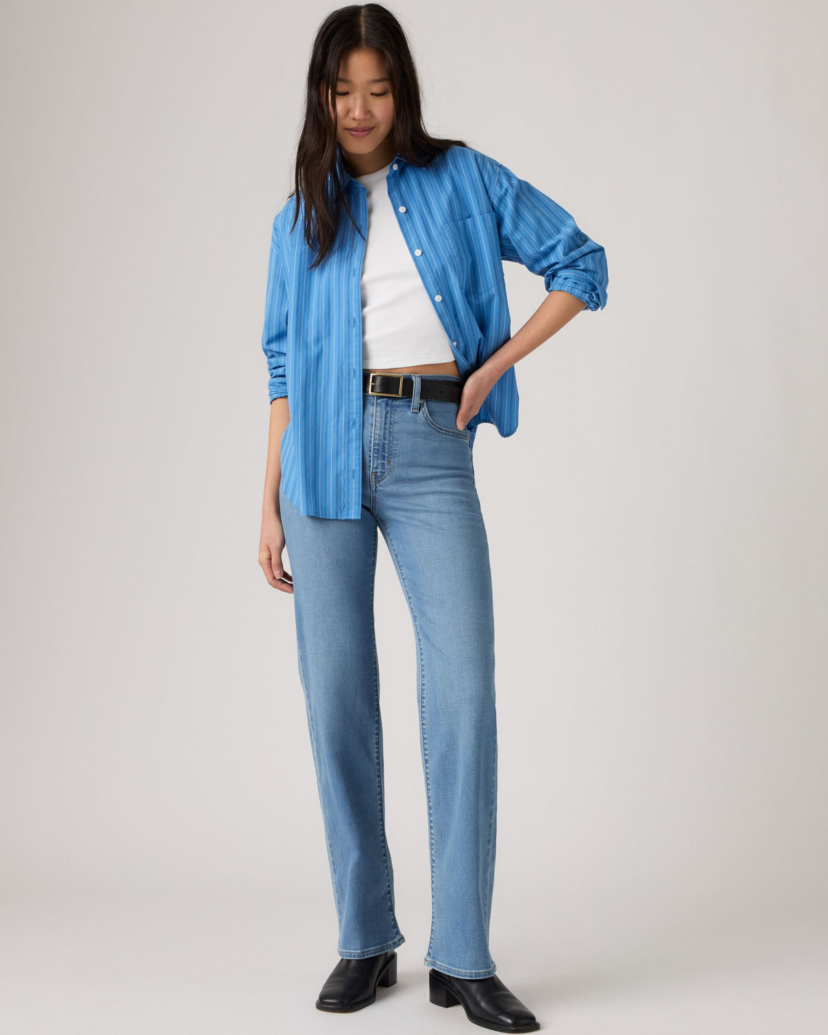 Levi's® Womens 723 High Rise Straight Jeans - Hidden Promise