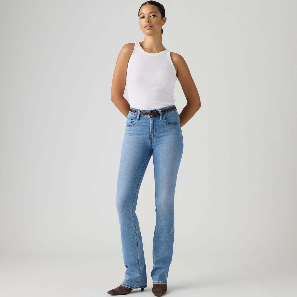 Levi's® Womens 725 High Rise Bootcut Jeans - True Blue Mid