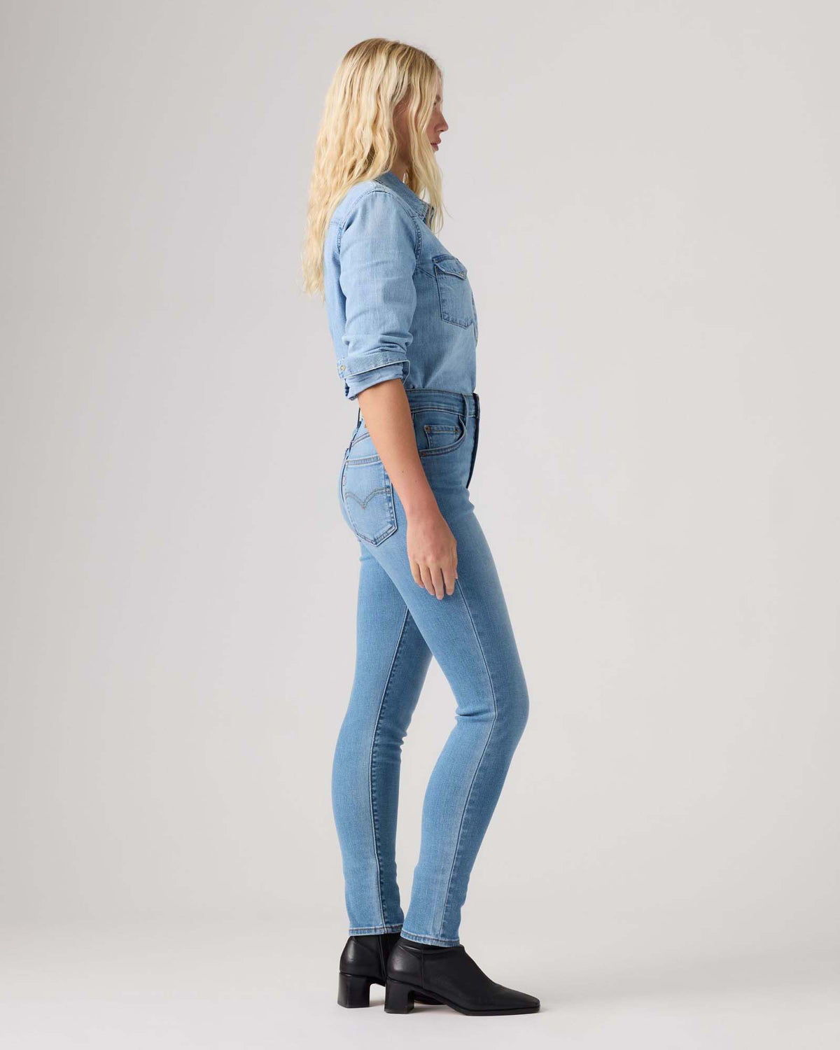Levi's® Womens 721 High Rise Skinny Jeans - True Blue Mid