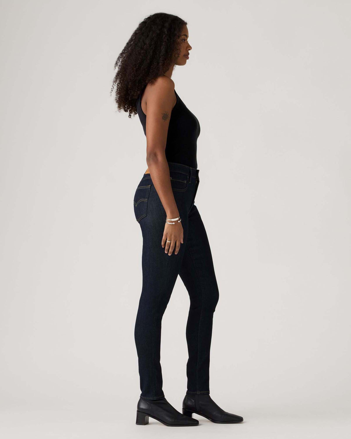 Levi's® Womens 721 High Rise Skinny Jeans - True Blue Rinse