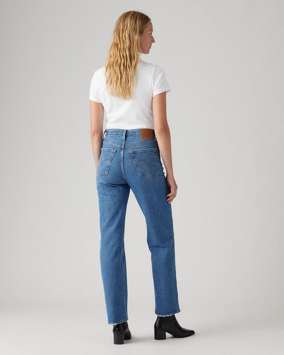 Levi's® Womens Ribcage Straight Ankle Jeans - Dance Around