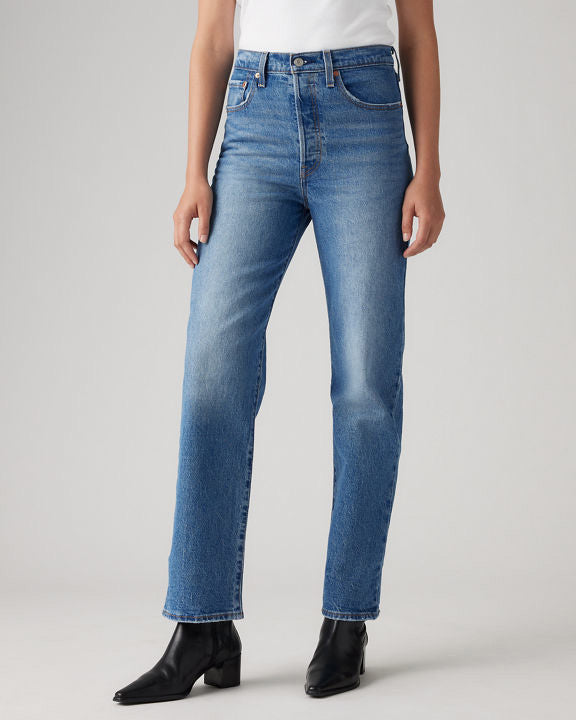 Levi's® Womens Ribcage Straight Ankle Jeans - Dance Around