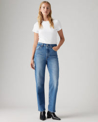 Levi's® Womens Ribcage Straight Ankle Jeans - Dance Around