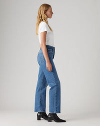 Levi's® Womens Ribcage Straight Ankle Jeans - Dance Around