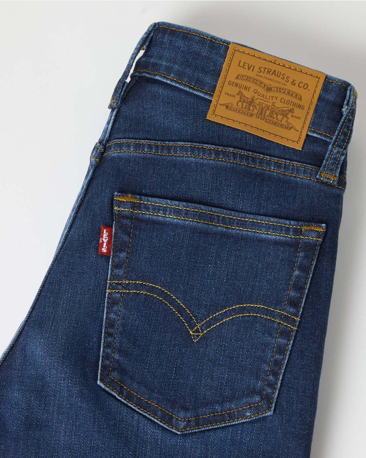 Levi's® Womens 726 High Rise Flare Jeans - True Blue Dark