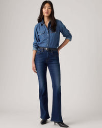 Levi's® Womens 726 High Rise Flare Jeans - True Blue Dark