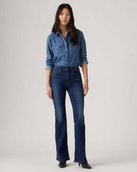 Levi's® Womens 726 High Rise Flare Jeans - True Blue Dark