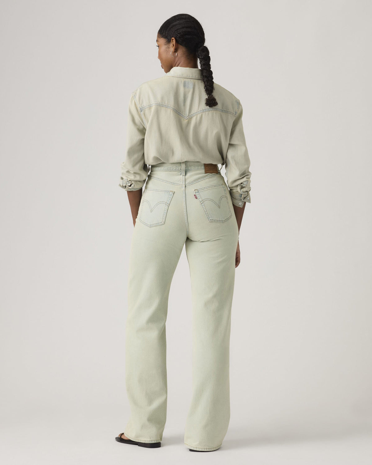 Levi's® Womens Ribcage Wide Leg Jeans - De Oro