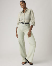 Levi's® Womens Ribcage Wide Leg Jeans - De Oro