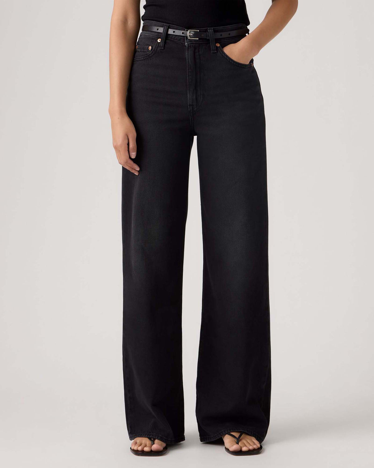 Levi's® Womens Ribcage Wide Leg Jeans - None Your Business
