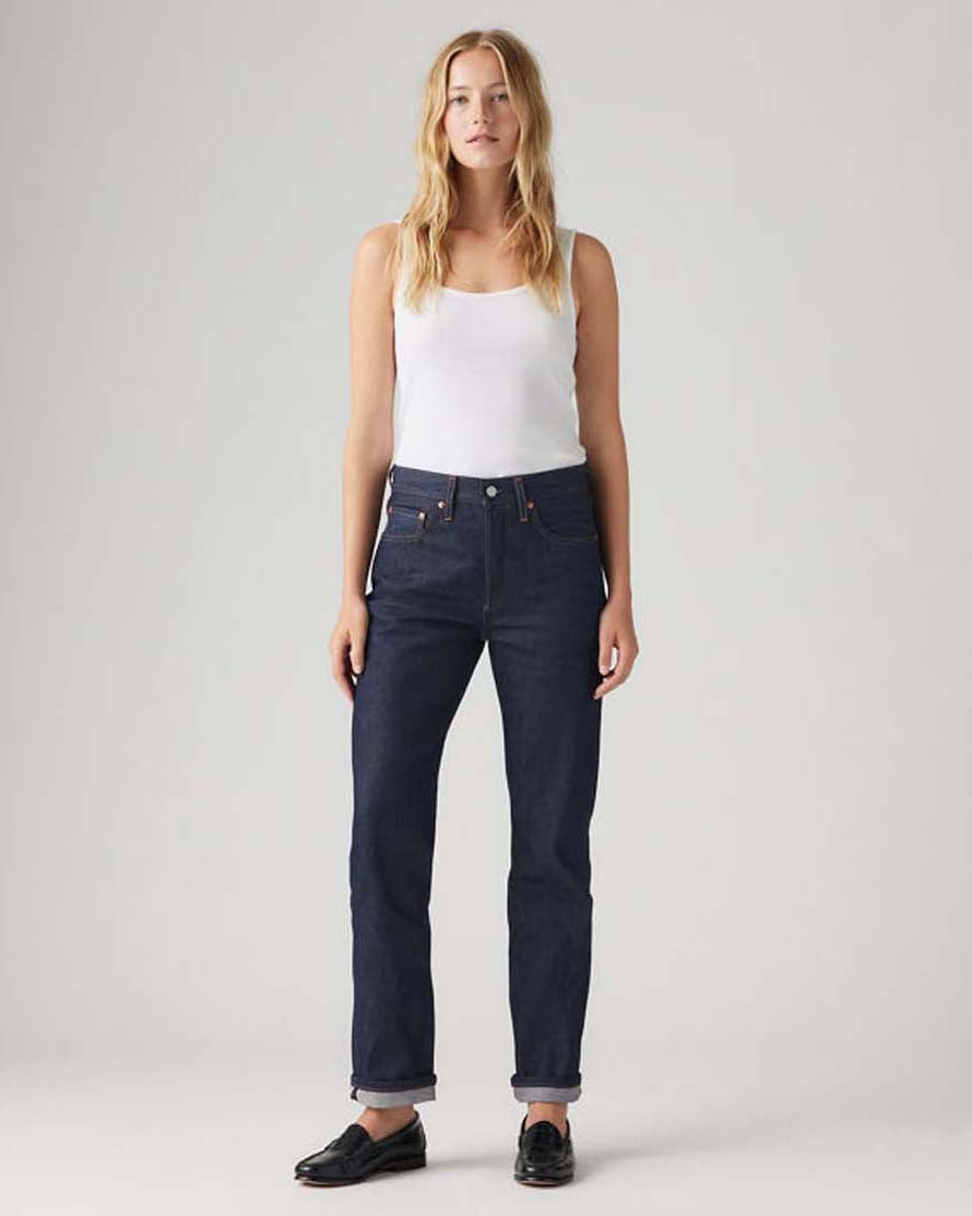 Levi's® Womens 501 Rigid Selvedge Denim Jeans - Lined Up | Levi's® Jeans | Jeanstore