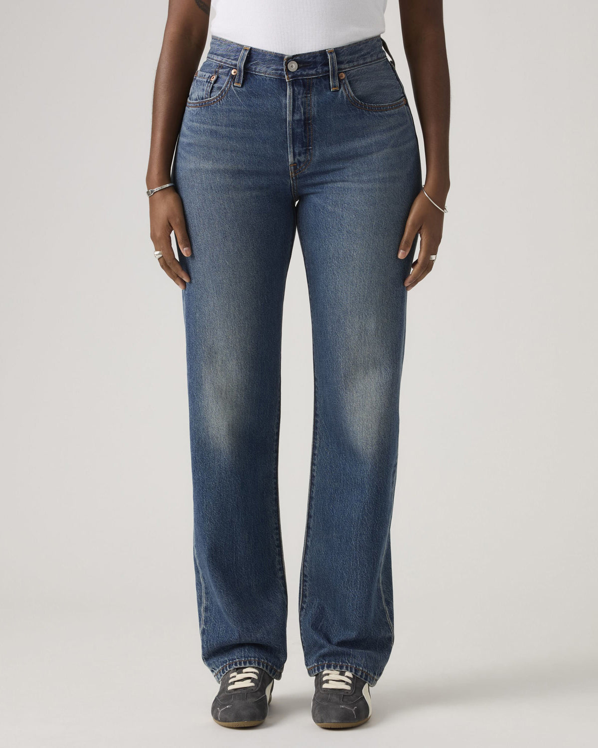 Levi's® Womens 501 90's Lightweight Relaxed Straight Fit Jeans - Forever Fine