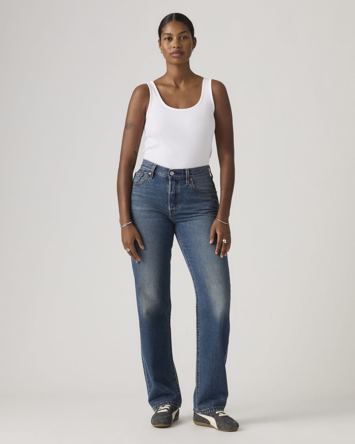 Levi's® Womens 501 90's Lightweight Relaxed Straight Fit Jeans - Forever Fine