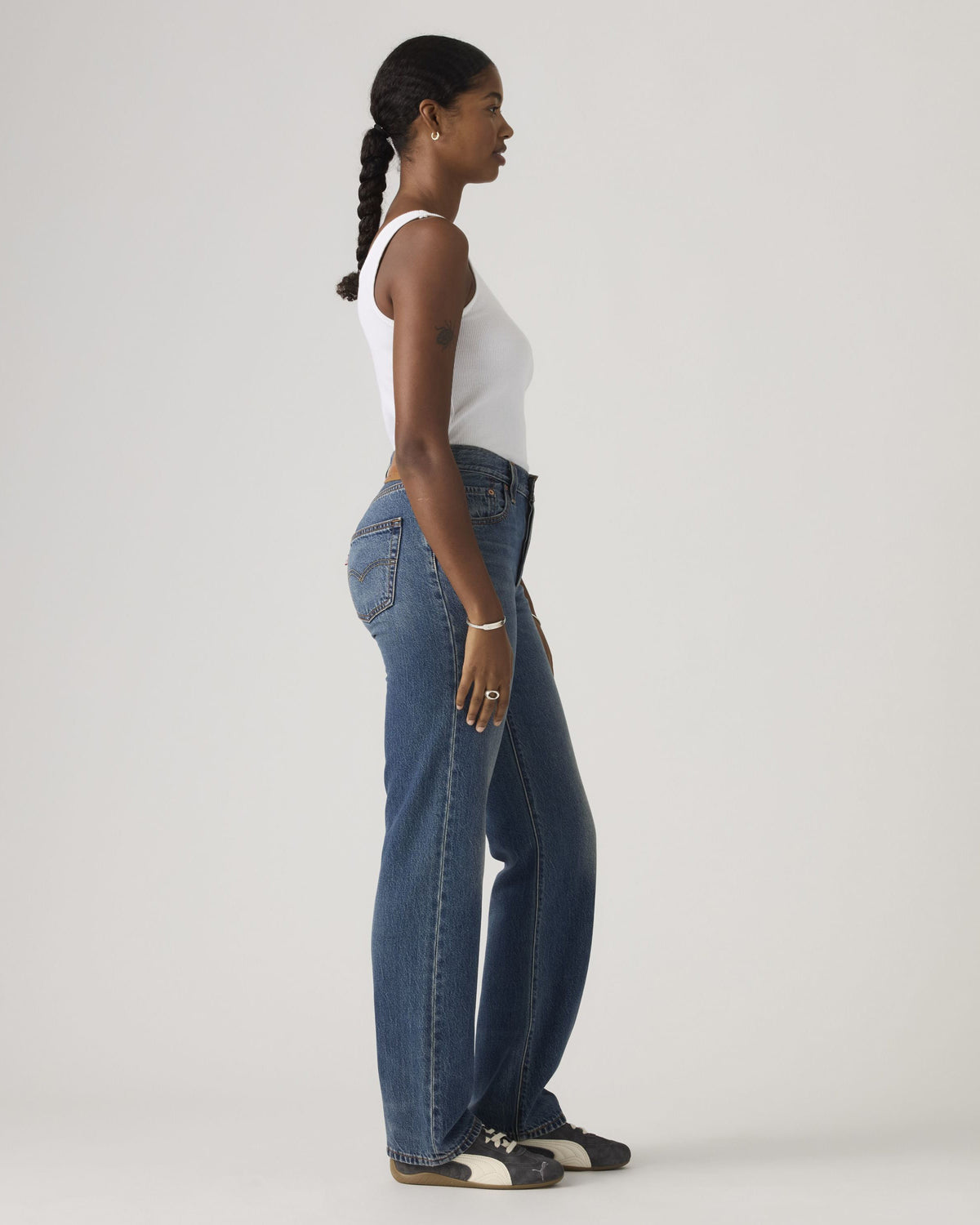 Levi's® Womens 501 90's Lightweight Relaxed Straight Fit Jeans - Forever Fine