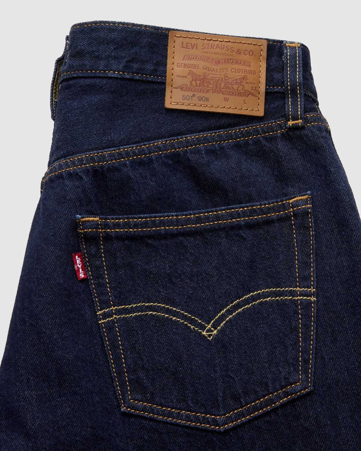 Levi's® Womens 501 90's Lightweight Relaxed Straight Fit Jeans - Deep Rinse | Levi's® Jeans | JEANSTORE