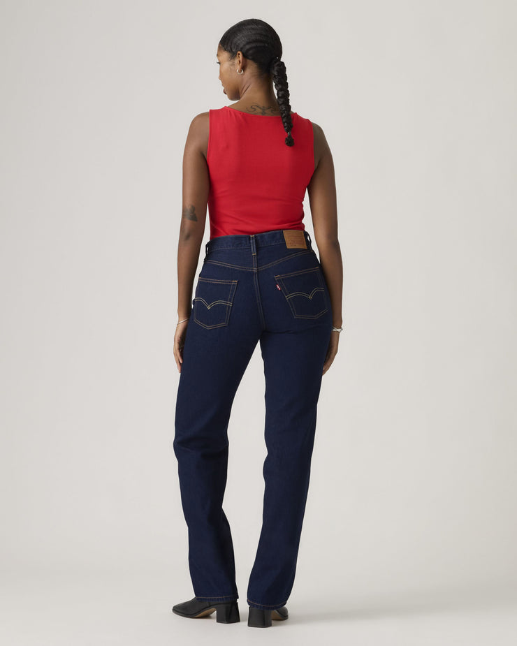 Levi's® Womens 501 90's Lightweight Relaxed Straight Fit Jeans - Deep Rinse