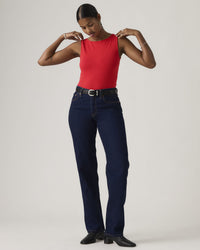 Levi's® Womens 501 90's Lightweight Relaxed Straight Fit Jeans - Deep Rinse | Levi's® Jeans | JEANSTORE