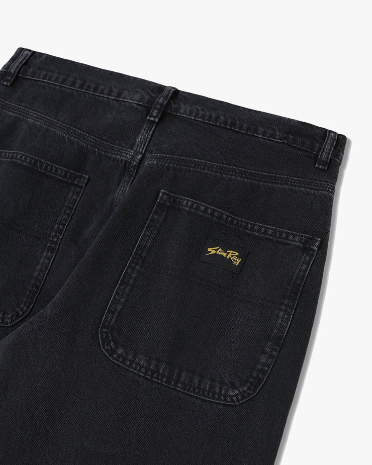 Stan Ray Wide 5 Loose Fit Mens Jeans - Stonewashed Black Denim