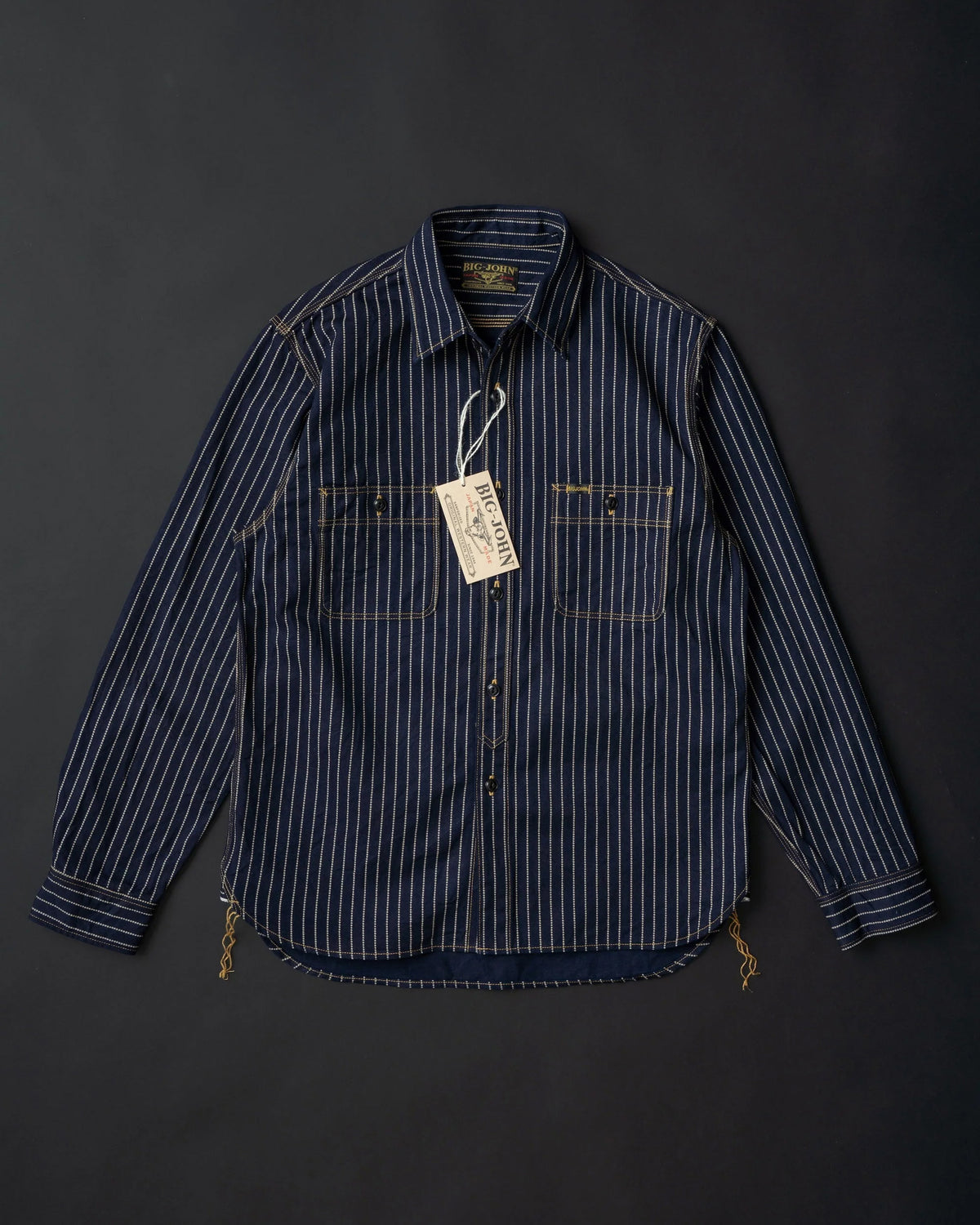 Big John MS005E 10oz Selvedge Denim Work Shirt - Wabash