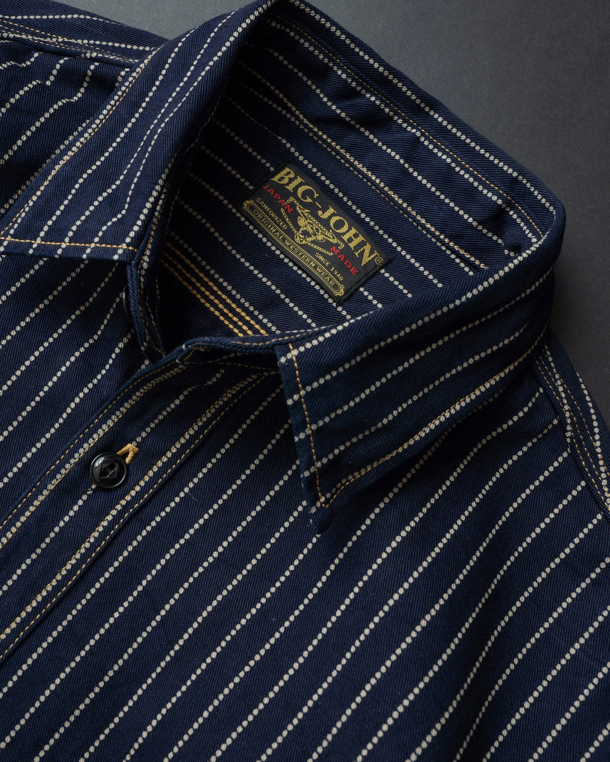 Big John MS005E 10oz Selvedge Denim Work Shirt - Wabash
