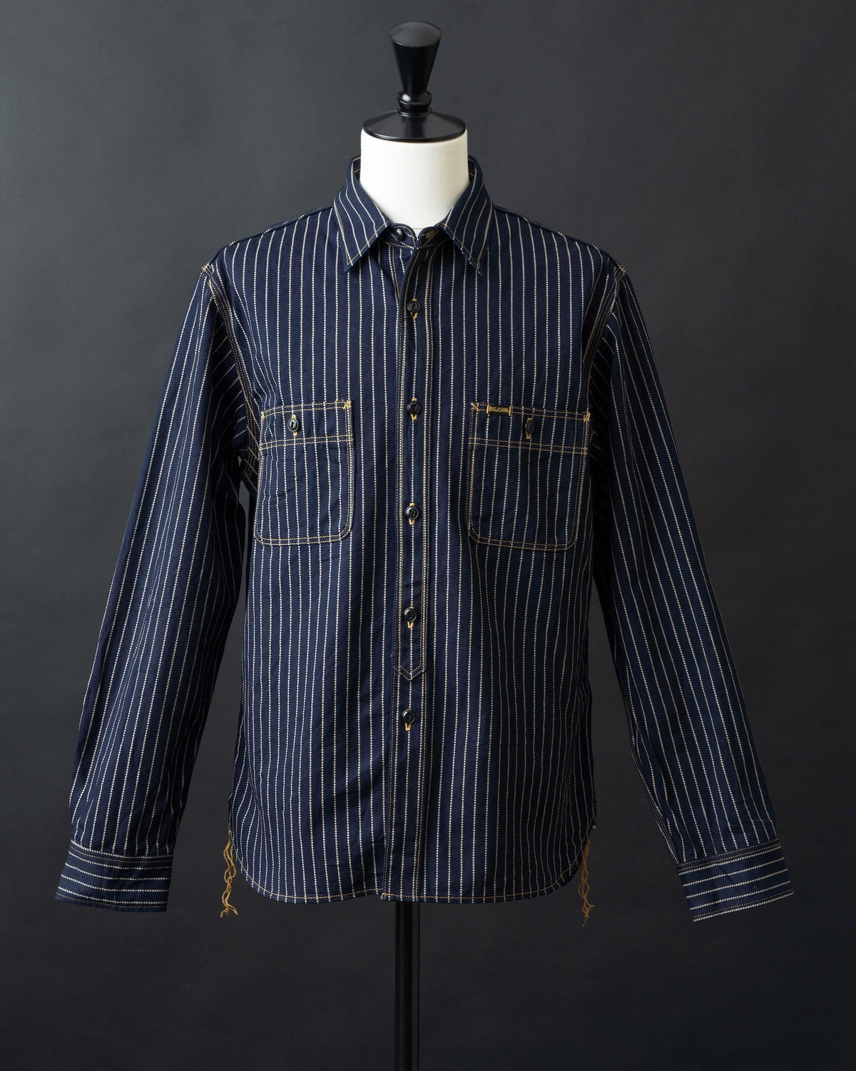 Big John MS005E 10oz Selvedge Denim Work Shirt - Wabash