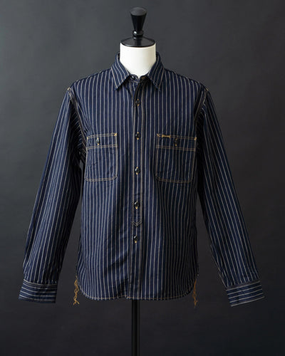 Big John MS005E 10oz Selvedge Denim Work Shirt - Wabash