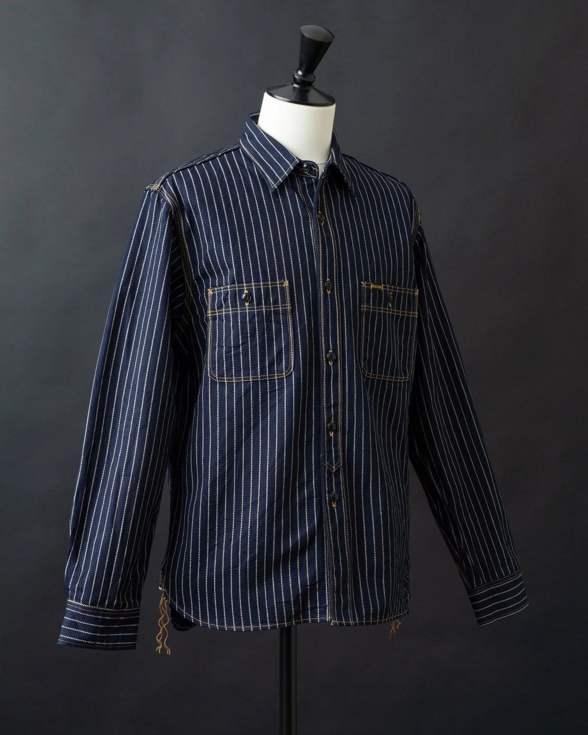Big John MS005E 10oz Selvedge Denim Work Shirt - Wabash
