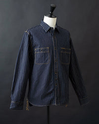 Big John MS005E 10oz Selvedge Denim Work Shirt - Wabash