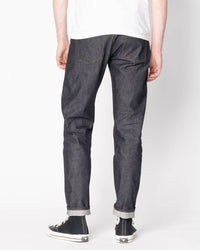 Naked & Famous Denim Easy Guy Relaxed Tapered Mens Jeans - Dia De Los Muertos Selvedge