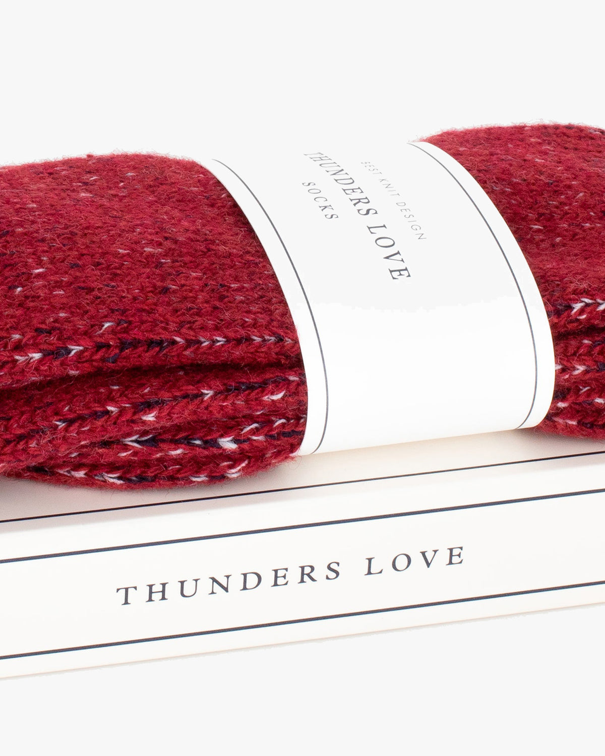 Thunders Love Wool Collection Recycled Socks - Burgundy | Thunders Love Socks | JEANSTORE