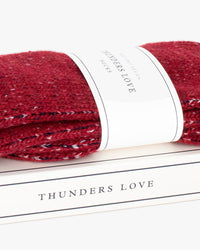 Thunders Love Wool Collection Recycled Socks - Burgundy | Thunders Love Socks | JEANSTORE